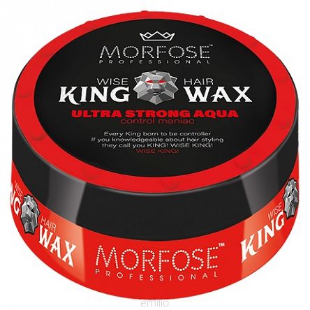 MORFOSE KING WAX WISE HAIR ULTRA STRONG AQUA 175ml